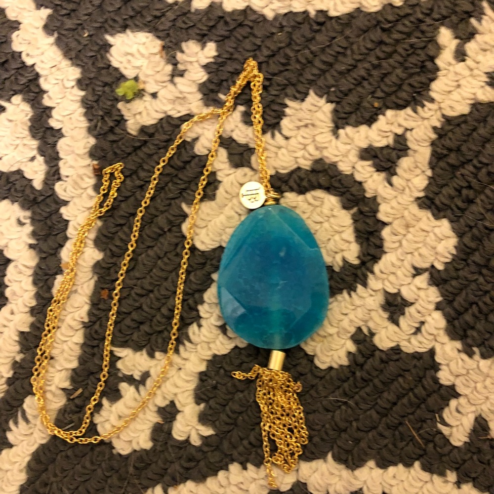 Bourbon and Bowties tassel necklace